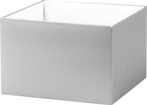 Silver Metallic Base - Gift Box Base - 6 x 6 x 4"