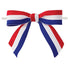 American Stripe - American Stripe Bow with Twist Tie - 3-1/2" Width Bow - 6" Clear Twist Tie