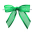 Emerald Green - Ballet Bow with Twist Tie - 3-1/2" Width Bow - 4" Clear Twist Tie