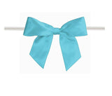 Blue - Bow with Twist Tie - 3-1/2" Width Bow - 4" Twist Tie
