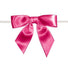 Hot Pink - Bow with Twist Tie - 3-1/2" Width Bow - 4" Twist Tie