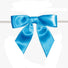 Island Blue - Bow with Twist Tie - 3-1/2" Width Bow - 4" Twist Tie