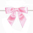 Pink - Bow with Twist Tie - 3-1/2" Width Bow - 4" Twist Tie