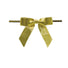 Metallic Gold - Bow with Twist Tie - 3-1/2" Width Bow - 4" Twist Tie