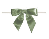 Moss - Bow with Twist Tie - 3-1/2" Width Bow - 4" Twist Tie