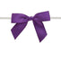 Purple - Bow with Twist Tie - 3-1/2" Width Bow - 4" Twist Tie