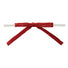 Red - Paper Raffia Bow with Twist Tie - 3-1/2" Width Bow - 4" Clear Twist Tie