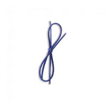 Metallic Blue - Pre Tied Stretch Loop - 10" Loop (18" untied)