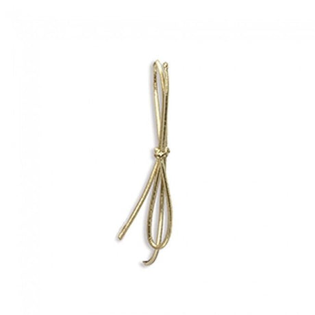 Metallic Gold - Pre Tied Stretch Loop - 10" Loop (18" untied)