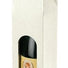 White Embossed (Bubble Texture) - 1 Bottle Carrier - 3-1/2 x 3-1/2 x 15"