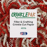 40 LB Candy Cane Crinkle Paper