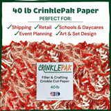 40 LB Candy Cane Crinkle Paper