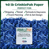 Crinkle Paper 40 LB Blue