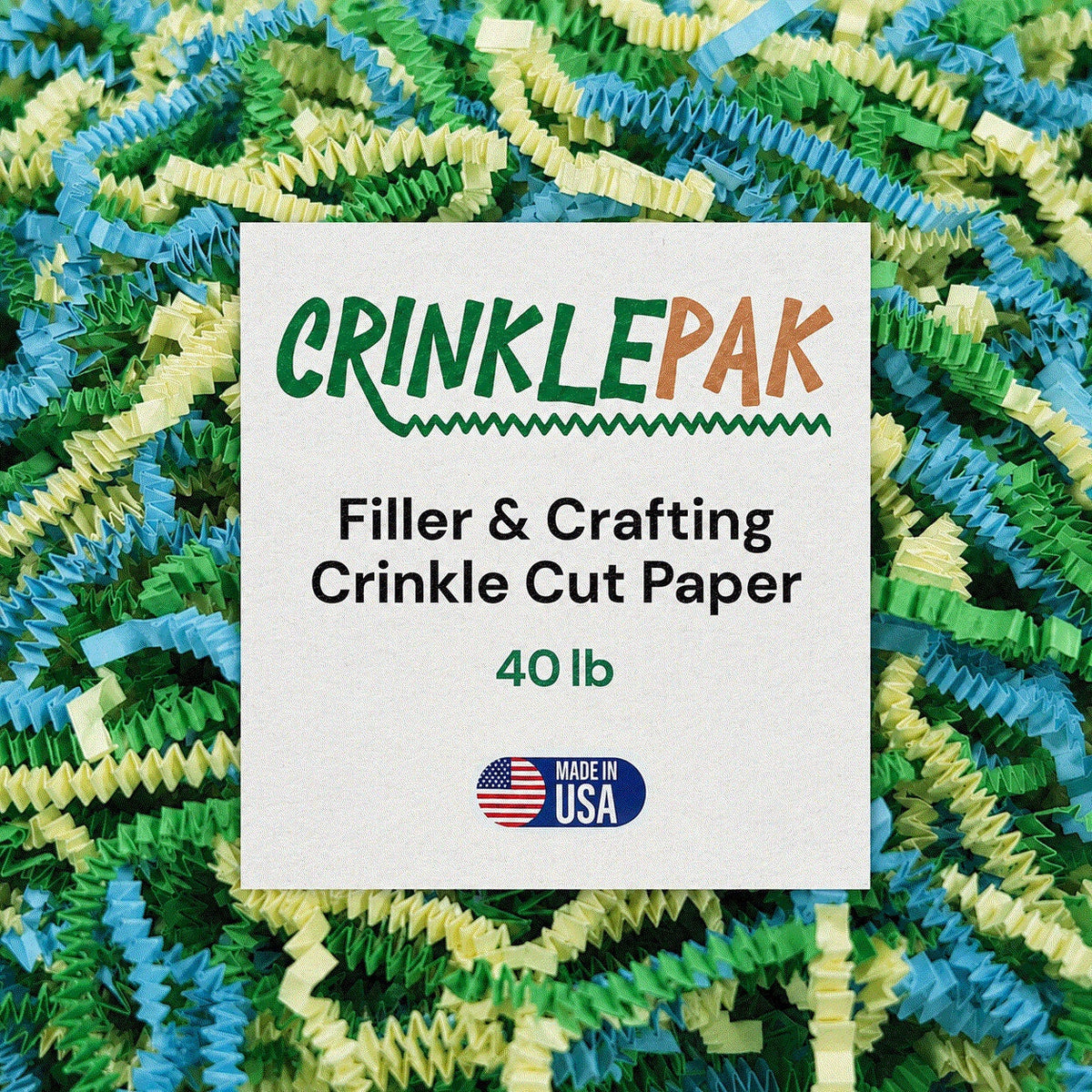CrinklePak Crinkle Paper 40Lb Spring Mix