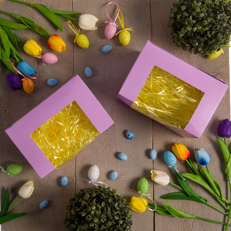 Chocolate Egg Boxes - Lavender Window