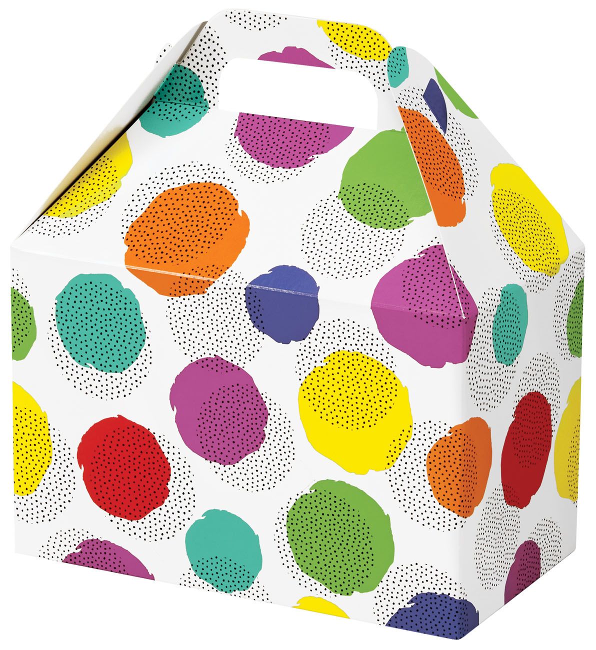 Dynamic Dots - Gable Box - 8-1/2 x 5 x 5-1/2"