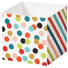 Painted Dots & Stripes - Square Party Favor Gift Box - 3-3/4 x 3-3/4 x 3-3/4"