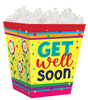 Get Well Flowers - Sweet Treat Boxes - 4 x 4 x 4-1/2"
