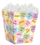 Conversation Hearts - Sweet Treat Boxes - 4 x 4 x 4-1/2"