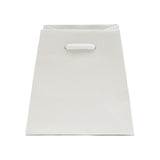 Matte White - Trapezoid Tote - 4.5" (L-Top) / 6.25" (L-Bottom) x 4" (W) x 6" (H)
