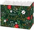 Botanical Christmas - Basket Box - 10-1/4 x 6 x 7-1/2"