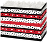 Hearts & Dots - Basket Box - 10-1/4 x 6 x 7-1/2"
