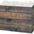 Rustic Wood - Basket Box - 6-3/4 x 4 x 5"