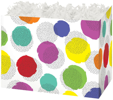 Dynamic Dots - Basket Box - 10-1/4 x 6 x 7-1/2"