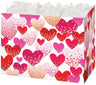 Confetti Hearts - Basket Box - 10-1/4 x 6 x 7-1/2"