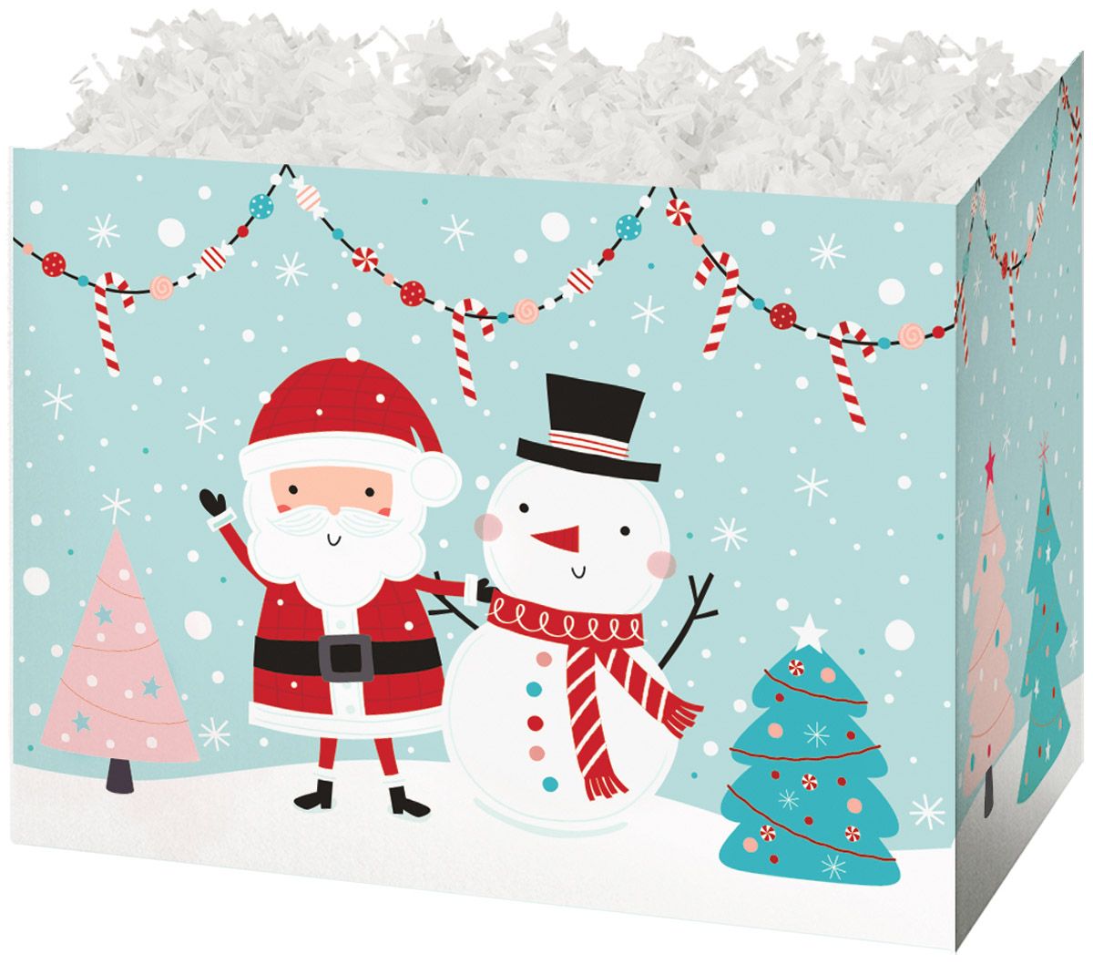 Winter Wonderland - Basket Box - 6-3/4 x 4 x 5"