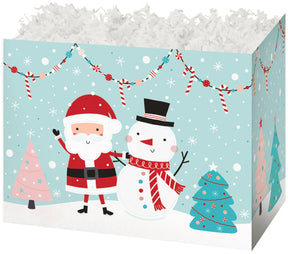 Winter Wonderland - Basket Box - 6-3/4 x 4 x 5"