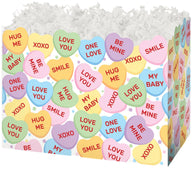 Conversation Hearts - Basket Box - 10-1/4 x 6 x 7-1/2"