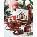 Christmas Plaid Farm House Gift Box Collection