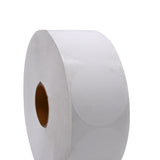 4" x 4" Matte White Round Labels - 6,240 Stickers