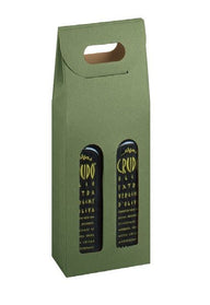 Sage - Groove Finish - 2 Bottle Carrier - 200 ml. - 4-1/4 x 2-1/8 x 12" (200ml)