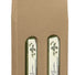 Natural Kraft - Smooth Finish - 2 Bottle Carrier - 375 ml. - 5-1/8 x 2-1/2 x 13-1/4" (375 ml)