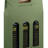 Sage - Groove Finish - 3 Bottle Carrier - 375 ml. - 7-7/8 x 2-1/2 x 13-1/4" (375 ml)