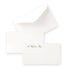 Plain White - Enclosure Cards - 3-5/8 x 2-3/8"