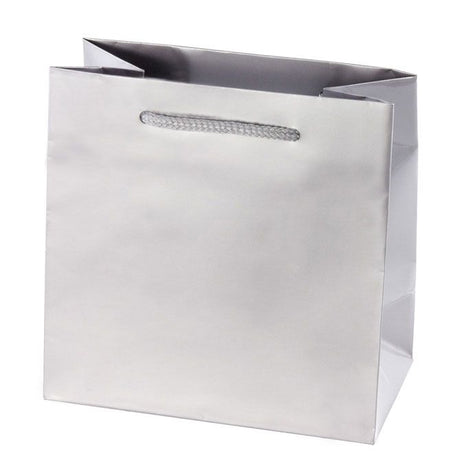Gloss Platinum - Euro Tote - 8 x 4 x 10"