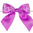 Azalea - Satin Bow with Twist Tie - 4" Width Bow - 6" Clear Twist Tie