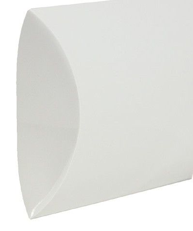 White Gloss - Pillow Box - 3-3/8 x 3-3/8 x 1-1/8"