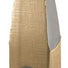 Matte Gold Embossed - Sculpted 1 Bottle Carrier - 3-1/2 x 3-1/2 x 13"