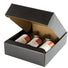 Black Embossed - 3 Bottle Box - 13-3/8 x 11 x 3-1/2"