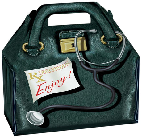 Doctor's Bag - Gable Box - 8-1/2 x 5 x 5-1/2"