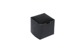 Gloss Black - 1 Pc. Cake Box - 4 x 4 x 4"