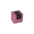 Strawberry - Window Cupcake/Bakery Box - 4 x 4 x 4"