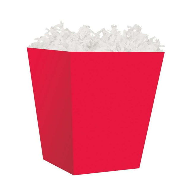 Red - Sweet Treat Boxes - 4 x 4 x 4-1/2"