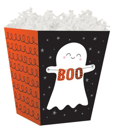 Halloween Boo! - Sweet Treat Boxes - 4 x 4 x 4-1/2"