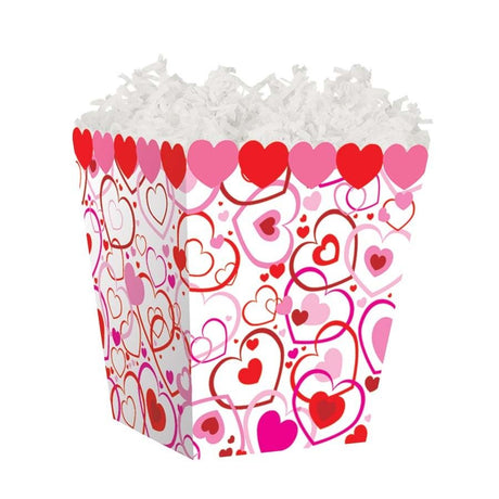 Hearts Big & Small - Sweet Treat Boxes - 4 x 4 x 4-1/2"