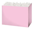 Light Pink - Basket Box - 8-1/4 x 4-3/4 x 6-1/4"